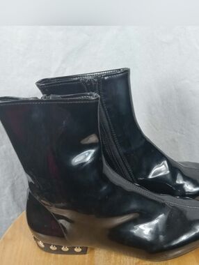 Jeffrey Campbell Studded Black Booties Size 5